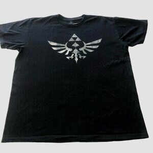 THE Legend of Zelda Black Graphic T Shirt Unisex Size XL Unisex
